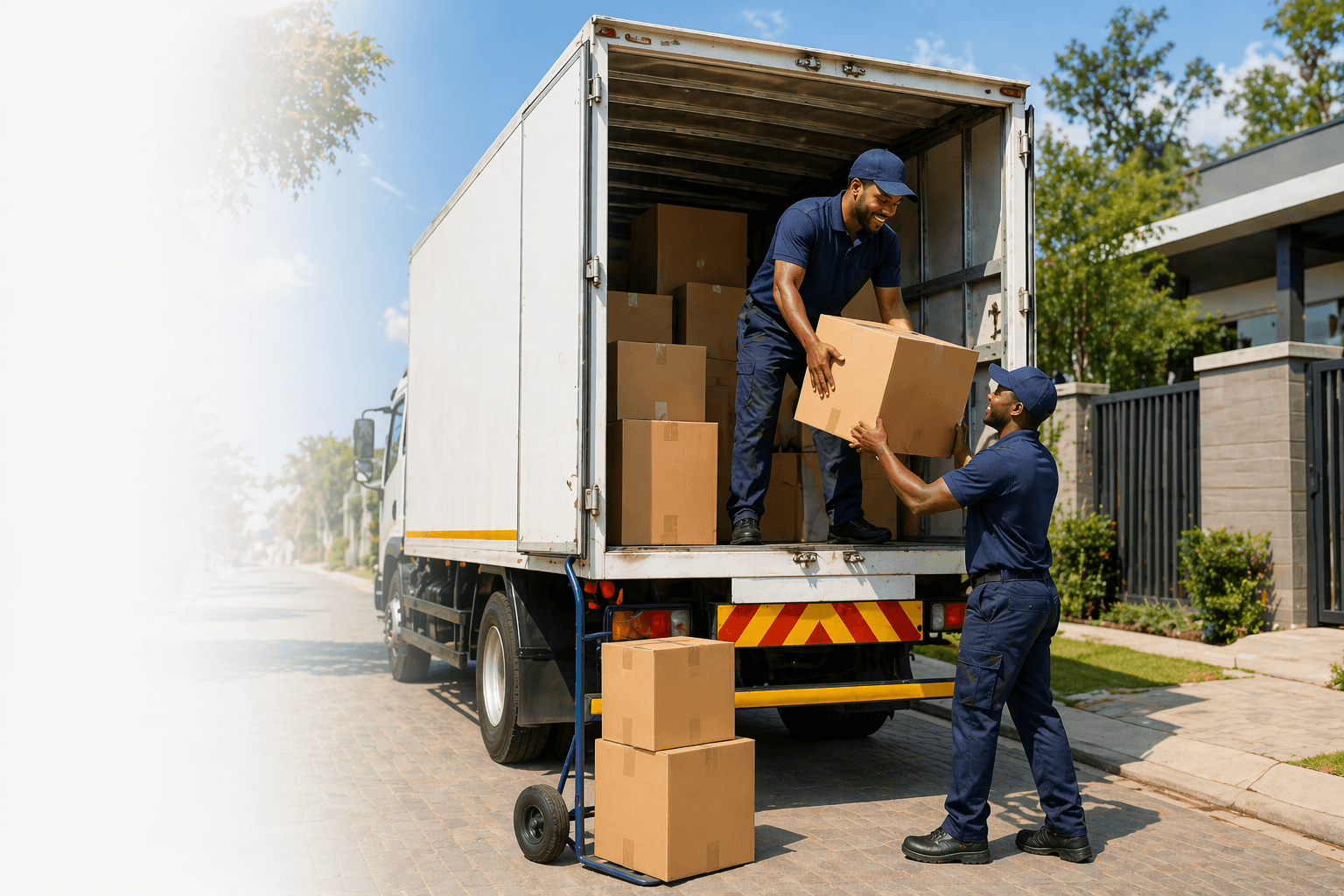 MoveX driver on delivery route